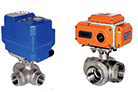 KLD100 2-way motorized ball valve (metal, 1