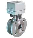 KLD400 2-way motorized valve (flanged, 3/4