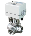 KLD400 3-way motorized valve (stainless steel, 1/2