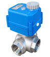 KLD100 3-way motorized ball valve  (metal, 1" to 1-1/4")